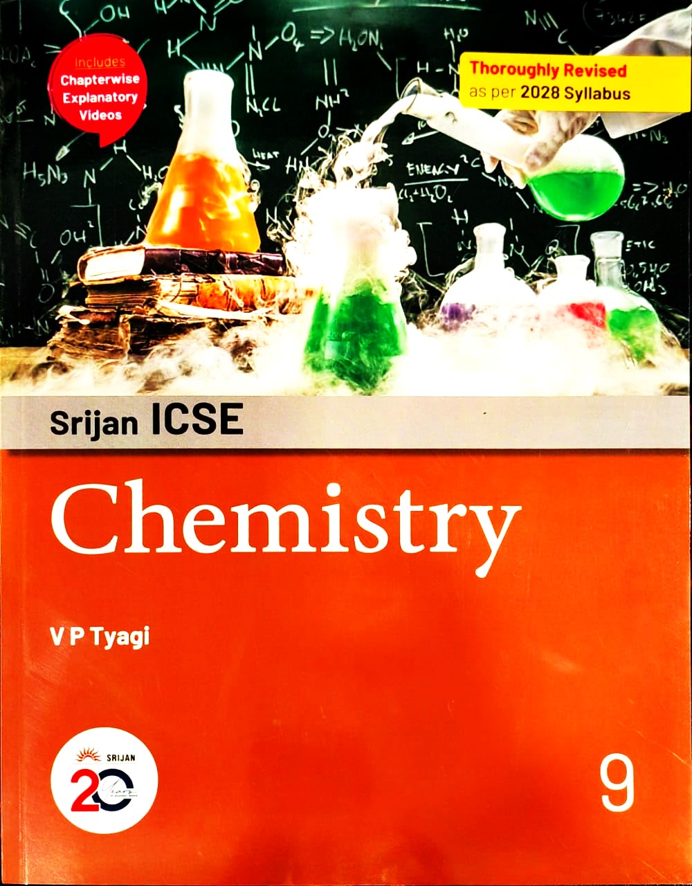 Srijan - ICSE Chemistry by V P Tyagi for Class 9 - Thoroughly Revised as per 2028 Syllabus