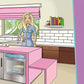 Dreamland Barbie Dream House Adventures - Dream House Decorate with Sticker