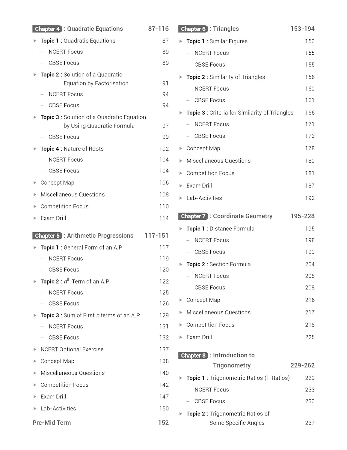 MTG CBSE 100 Percent Mathematics For Class 10 - Latest for 2024-25 Session