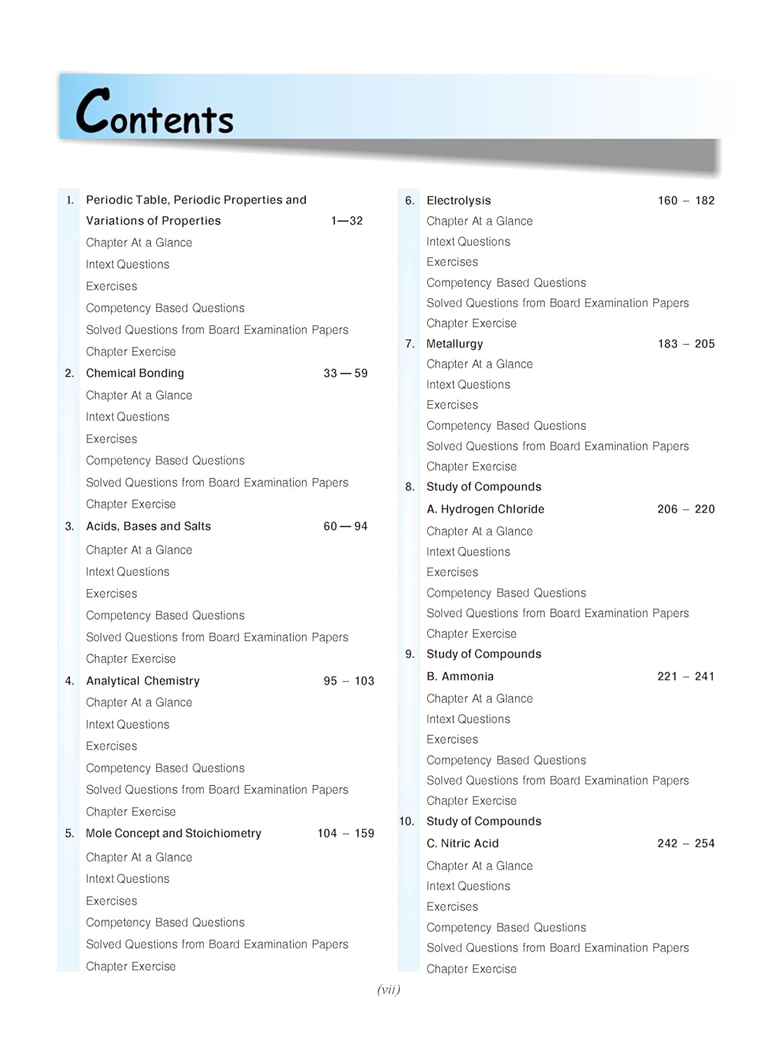 Arundeep's Self Help to ICSE Chemistry For Class 10 - Latest for 2024-25 Session