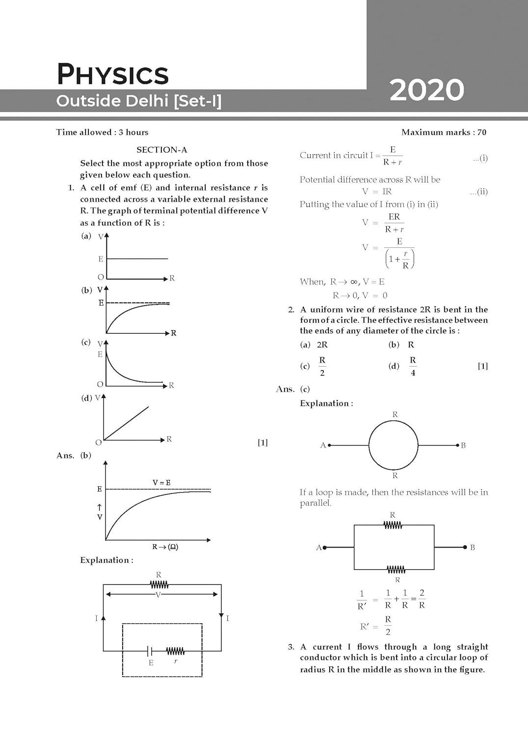 Oswal Gurukul CBSE Last 10 Years Solved Papers Science PCB For Class 12 - Latest for 2025 Examination