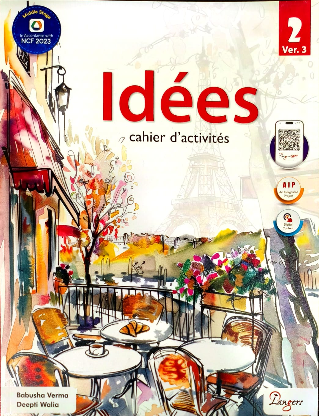 Langers Idees Methode de Francais Textbook and Cahier d' activites Workbook for Level 2 (Ver.3) _ Set of 2 Books - Latest Edition