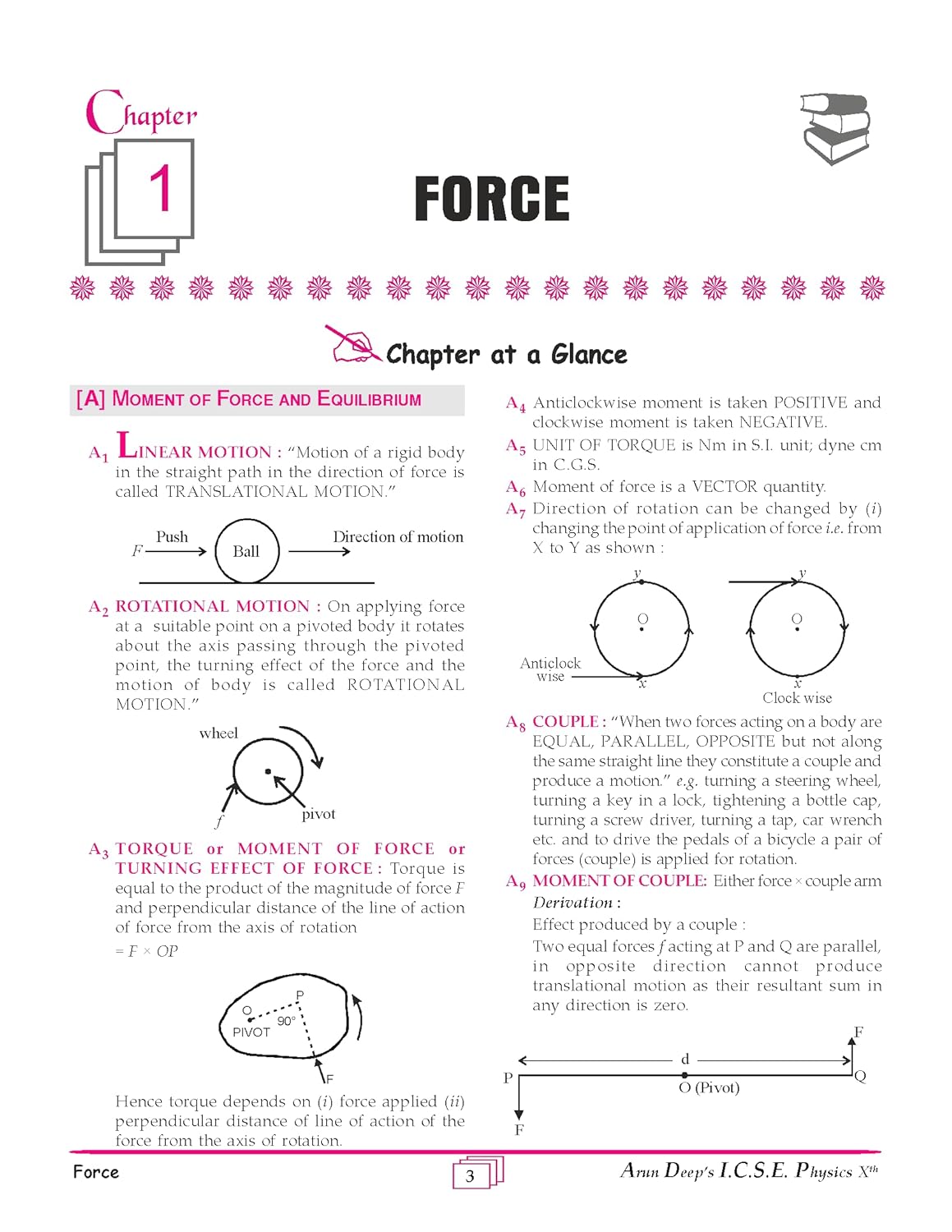 Arundeep's Self Help to ICSE Physics For Class 10 - Latest for 2024-25 Session