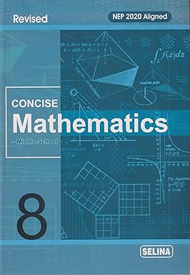 Selina Concise Mathematics For Class 8 - Latest for 2024-25 Session