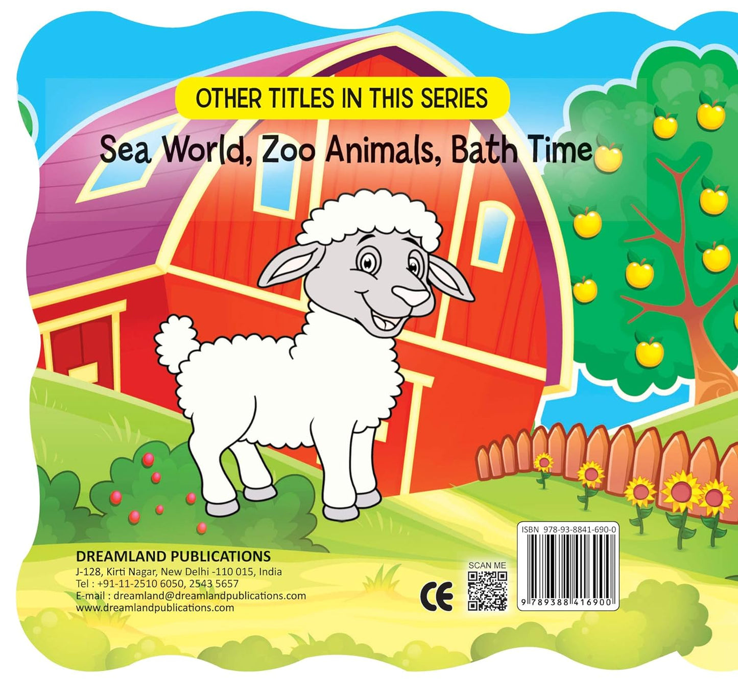 Dreamland Magic Bath Book - Farm Animals