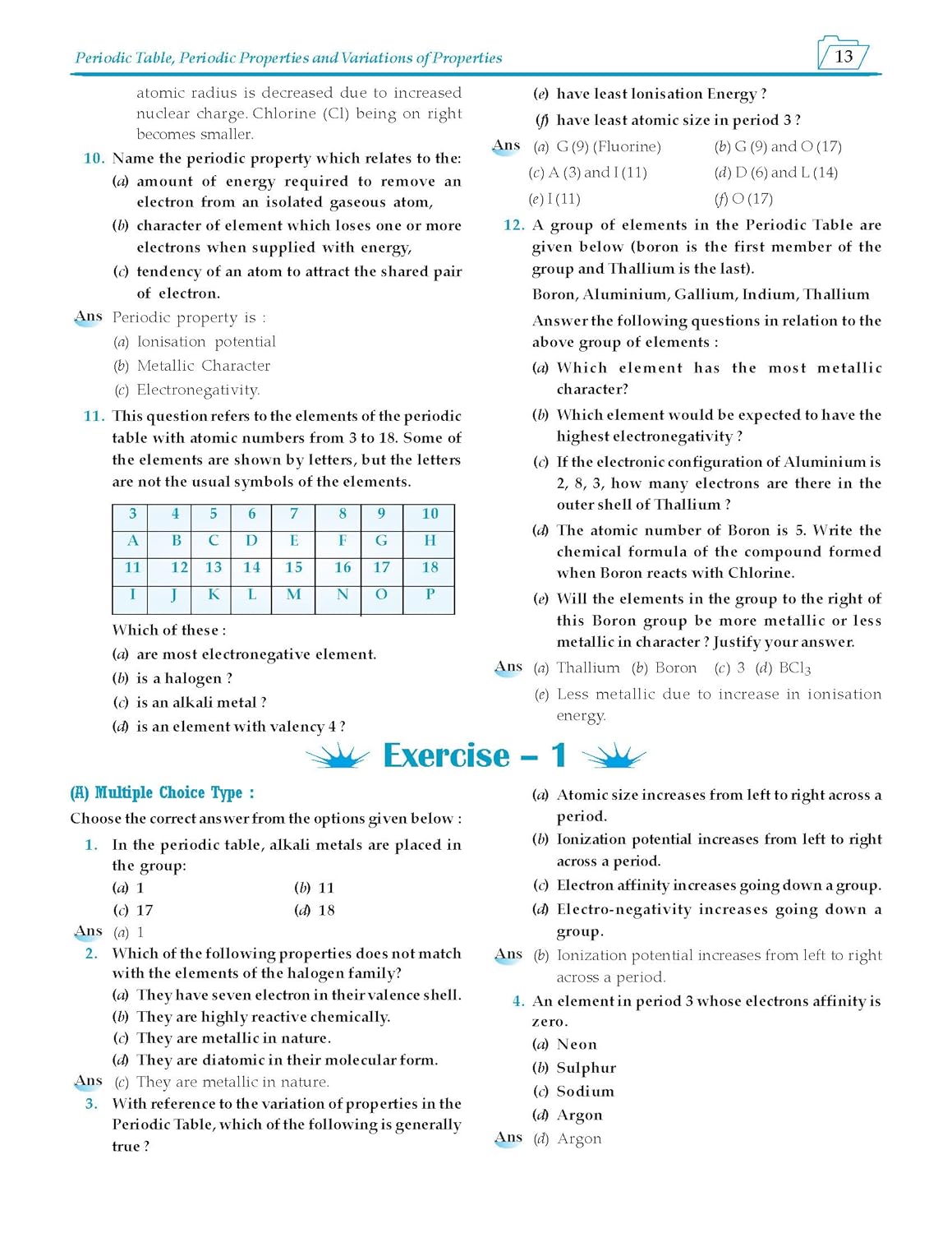 Arundeep's Self Help to ICSE Chemistry For Class 10 - Latest for 2024-25 Session