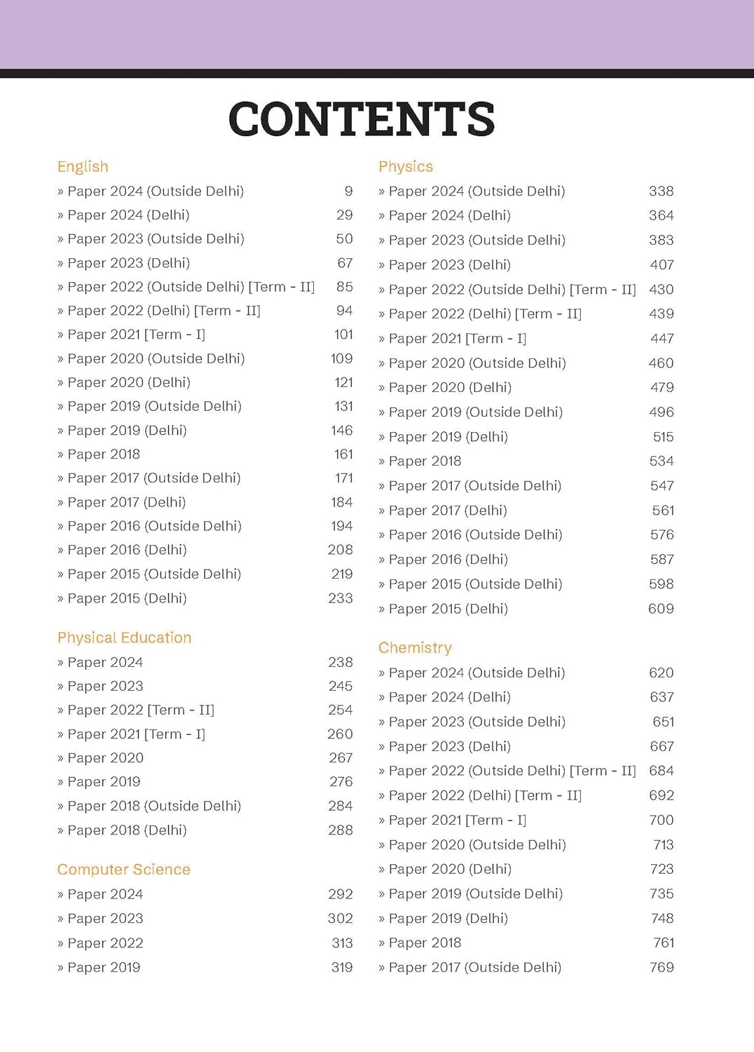 Oswal Gurukul CBSE Last 10 Years Solved Papers Science PCM For Class 12 - Latest for 2025 Examination