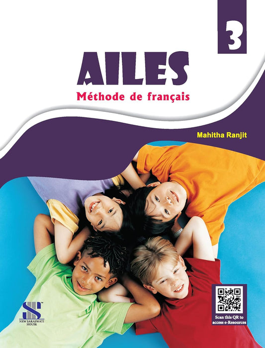 Saraswati  - Ailes Methode de Francais By Mahitha Ranjit Textbook 3 - Latest for 2025 Examination. Paperback