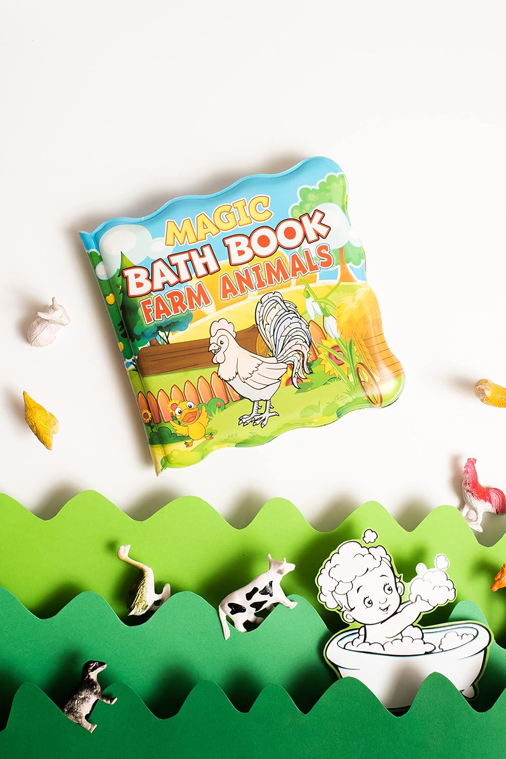 Dreamland Magic Bath Book - Farm Animals