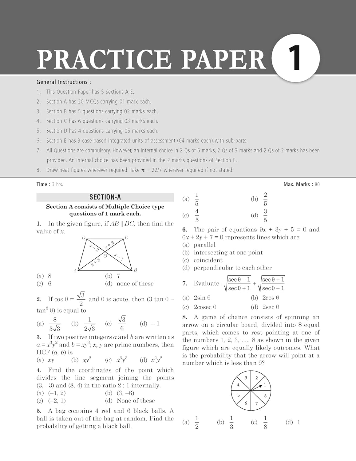 MTG CBSE 100 Percent Mathematics For Class 10 - Latest for 2024-25 Session