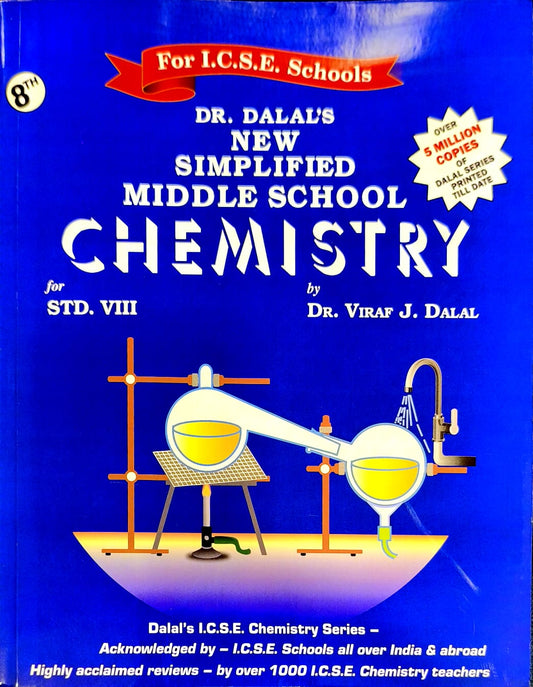 Dr. Dalal's - ICSE New Simplified Middle School Chemistry Lab Manual for Class 8 By Dr. Viraf J. Dalal - Latest for 2026 Examination. Paperback