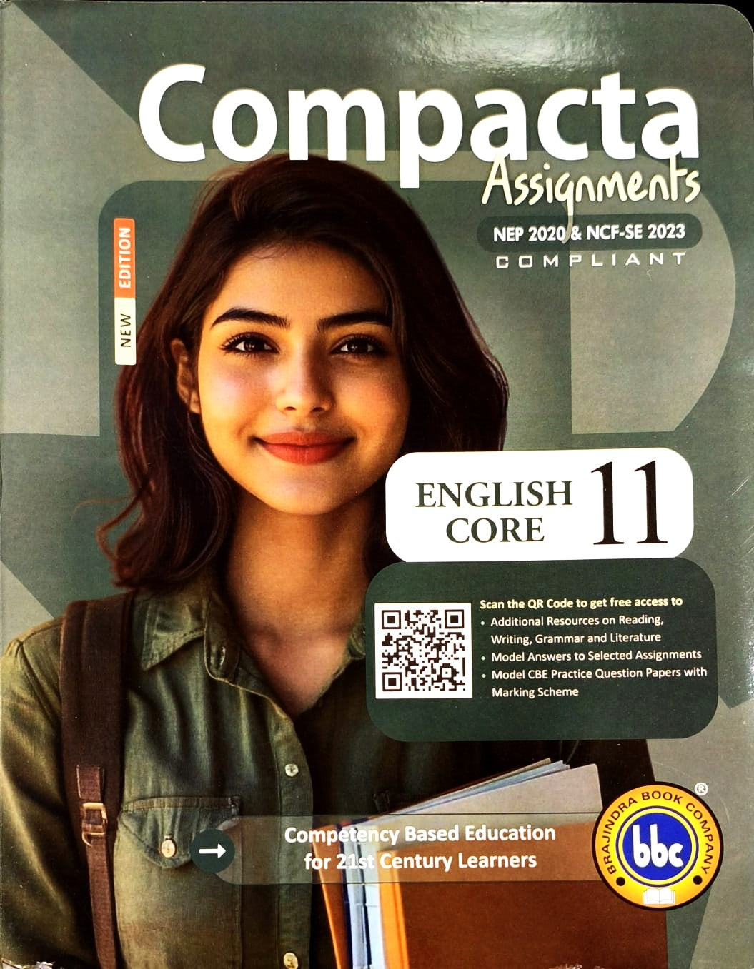 BBC Compacta Assignments English Core With Literature Companion for Class 11 - Set of 2 Books - Latest for 2026 Session. (Hardbound)