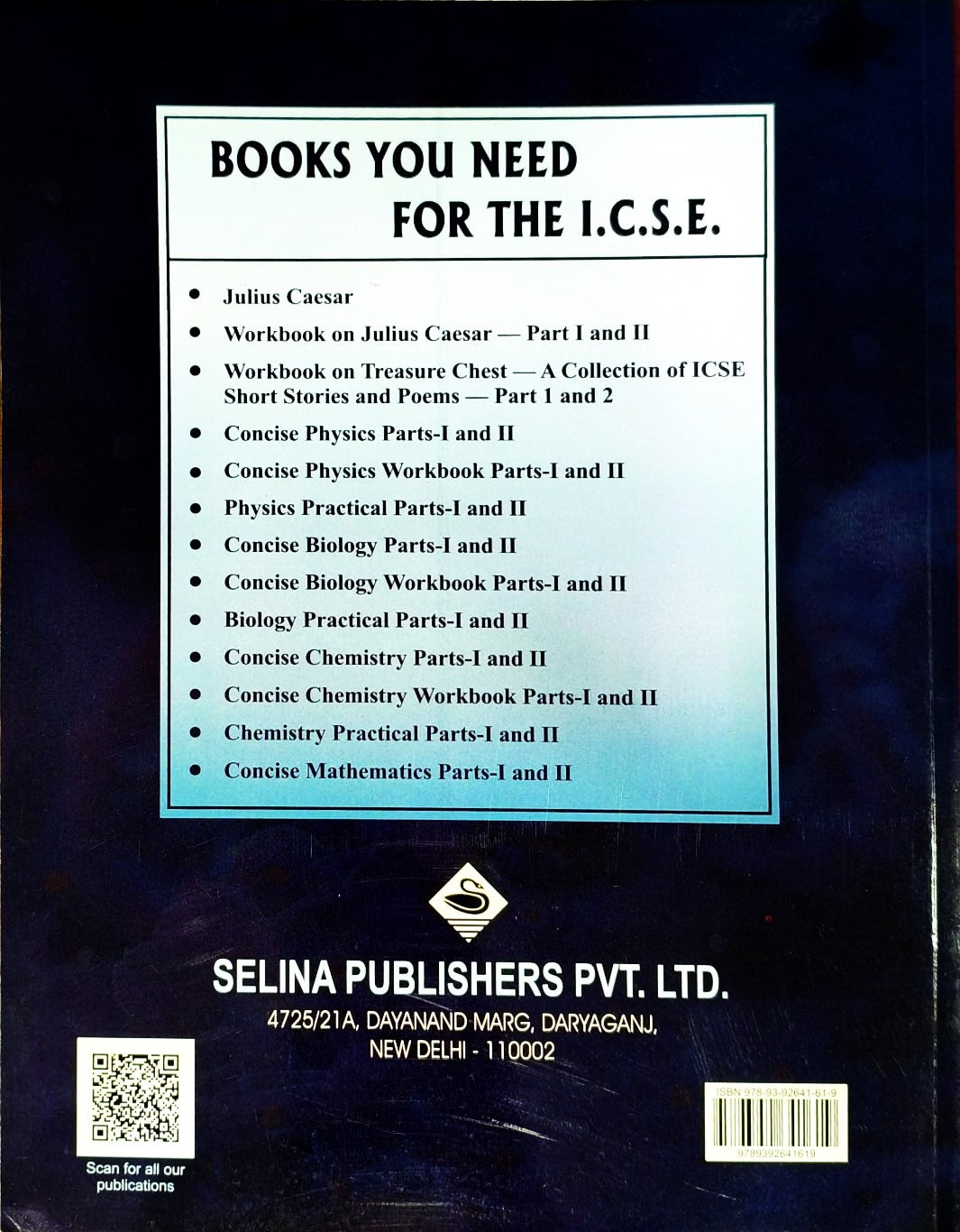 Selina ICSE Concise Biology for Class 10 - Latest for 2027 Session