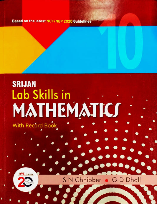 Srijan - Lab Skills in Mathematics 10 (with Record Book) - Latest Edition