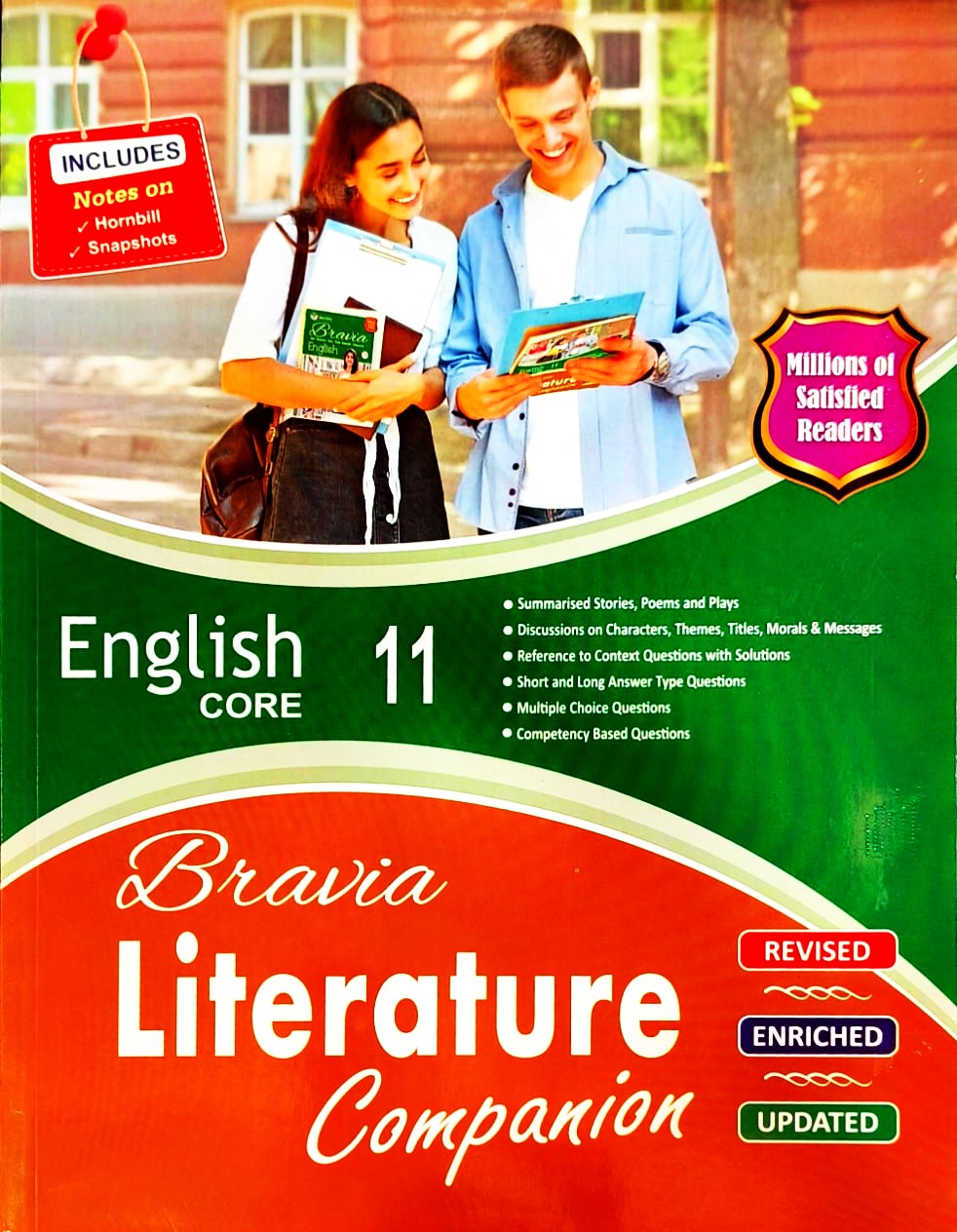 Devjyoti Bravia English Core with Literature Companion Class 11 (Set of 2 Books) - Latest For 2026-27 Session. Paperback