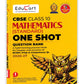 Educart One Shot Question Bank English (Language and Literature), Mathematics (Standard), Science & Social Science for Class 10 - Set of 4 Books - Latest for 2026 Session. Best Prices!!