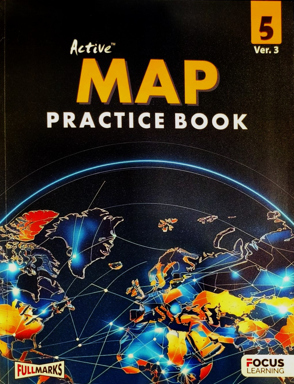 Full Marks CBSE Active Map Practice Book For Class 5 (Ver.3) - Latest For 2026 Session