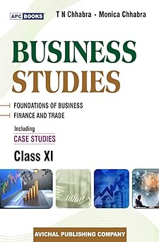 APC CBSE Business Studies For Class 11 - Latest for 2024-25 Session