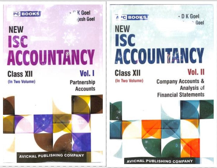 APC New ISC Accountancy (Vol. I & II) For Class 12 - Latest for 2024-25 Session