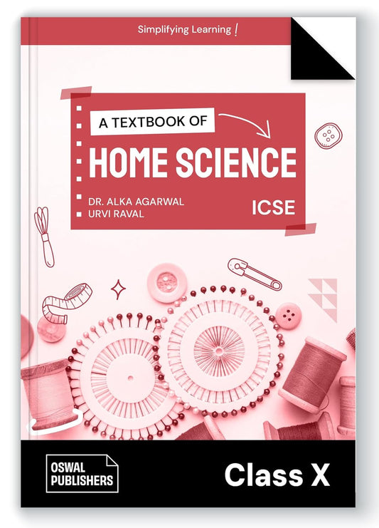 Oswal Gurukul ICSE - A Textbook of Home Science for Class 10 - Latest for 2026 Examination - Paperback