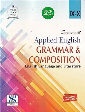 New Saraswati Applied English Grammar & Composition for Class 9-10 - Latest for 2026 Session (Revised Edition). Paperback