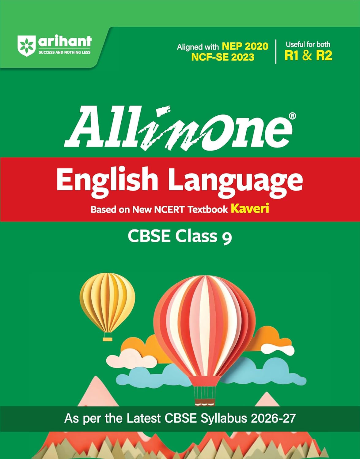 Arihant All in One English Language for Class 9 _ Based on New NCERT Textbook Kaveri for CBSE Exam 2026-27