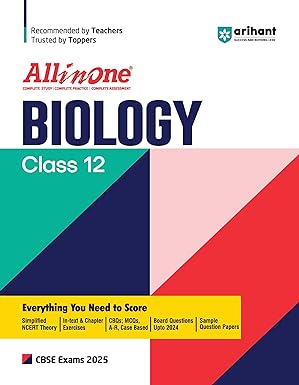 Arihant All in One Biology Class 12 CBSE - Paperback for 2025