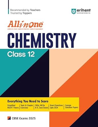 Arihant All in One Chemistry Class 12 CBSE - Paperback for 2025