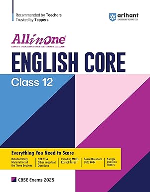 Arihant All in One English Core Class 12 CBSE - Paperback for 2025