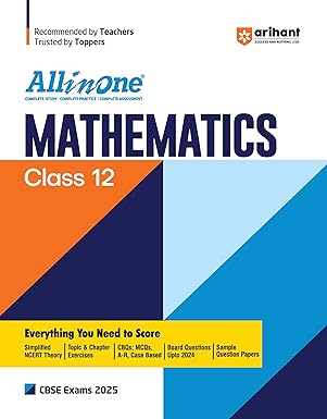 Arihant All in One Mathematics Class 12 CBSE - Paperback for 2025