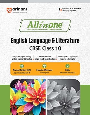 Arihant All in One English Language & Literature Class 10 CBSE - Paperback for 2024-25