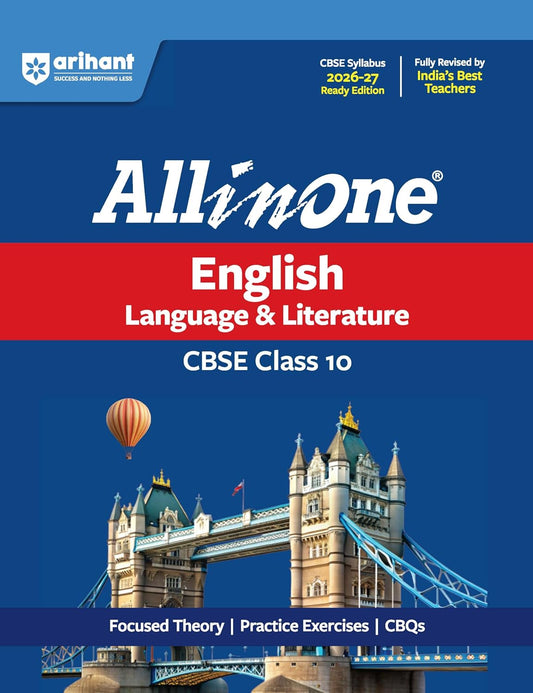 Arihant All in One English Language & Literature for Class 10 - Latest for 2026-27 Edition