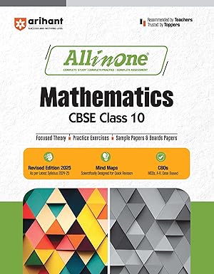 Arihant All in One Mathematics Class 10 CBSE - Paperback for 2024-25