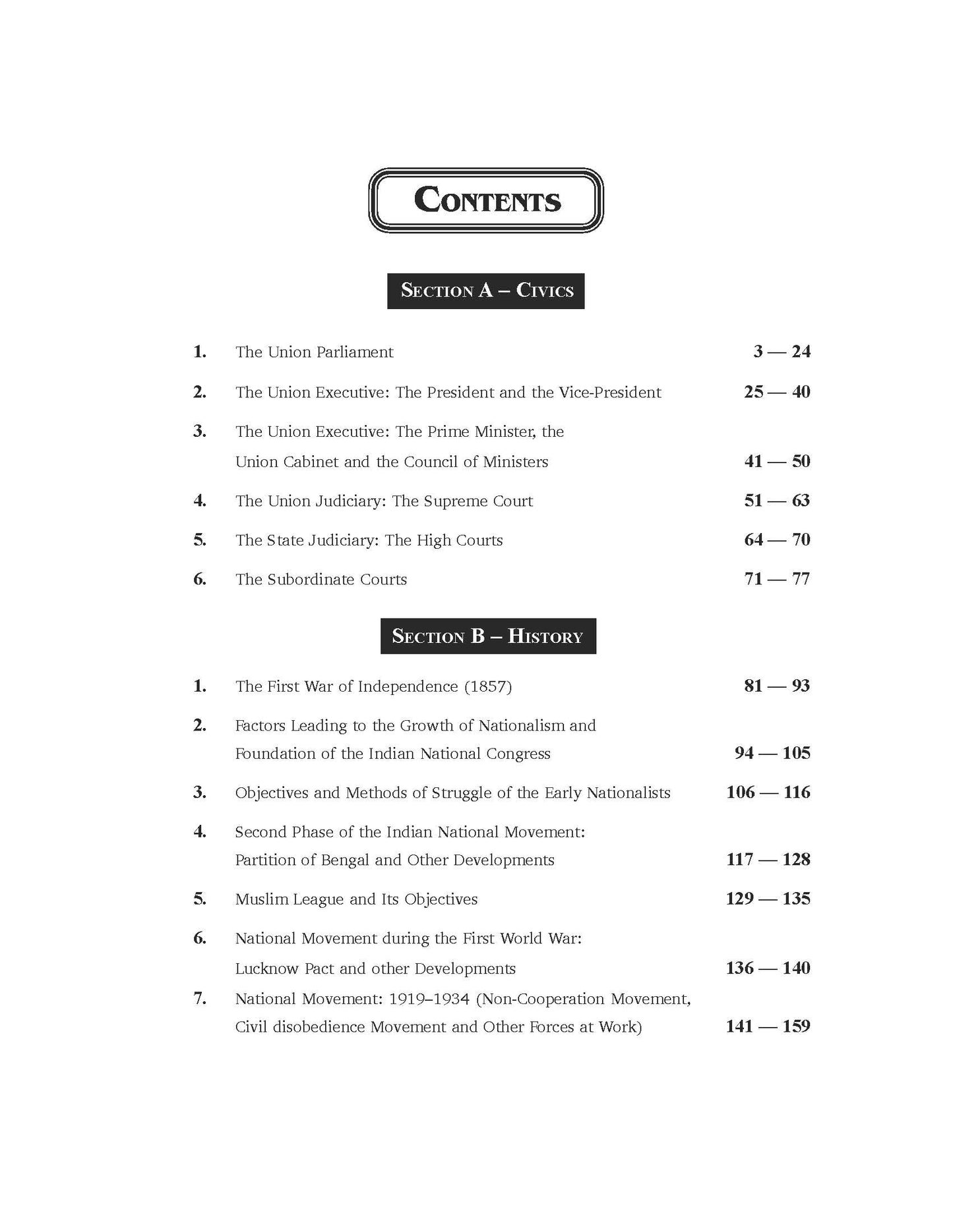 Arun Deep's Self Help to ICSE Modern Indian History Contemporary World and Civics For Class 10 - Latest for 2025-26 Session. Paperback