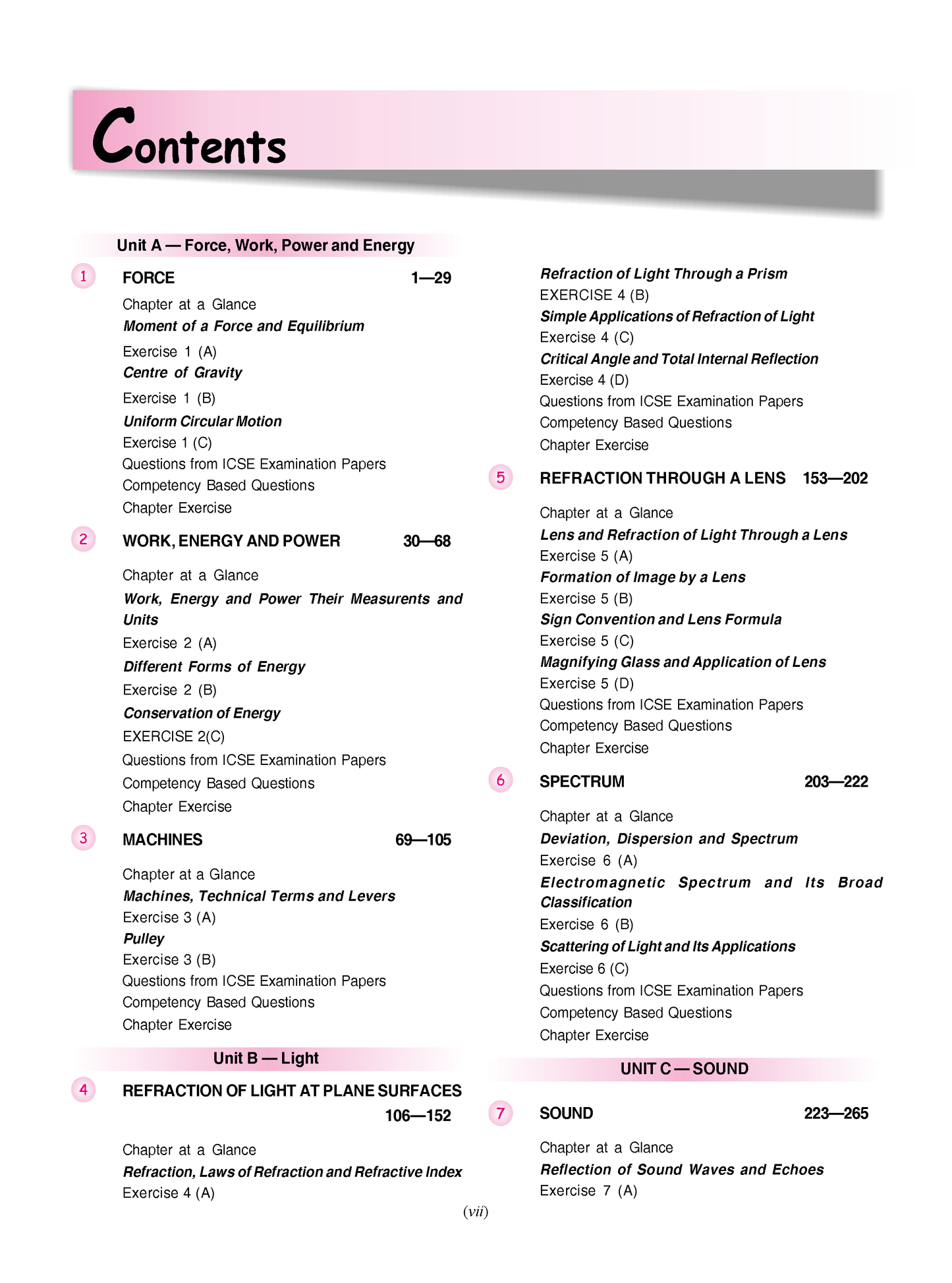 Arun Deep's Self Help to ICSE Physics For Class 10 - Latest for 2025-26 Session