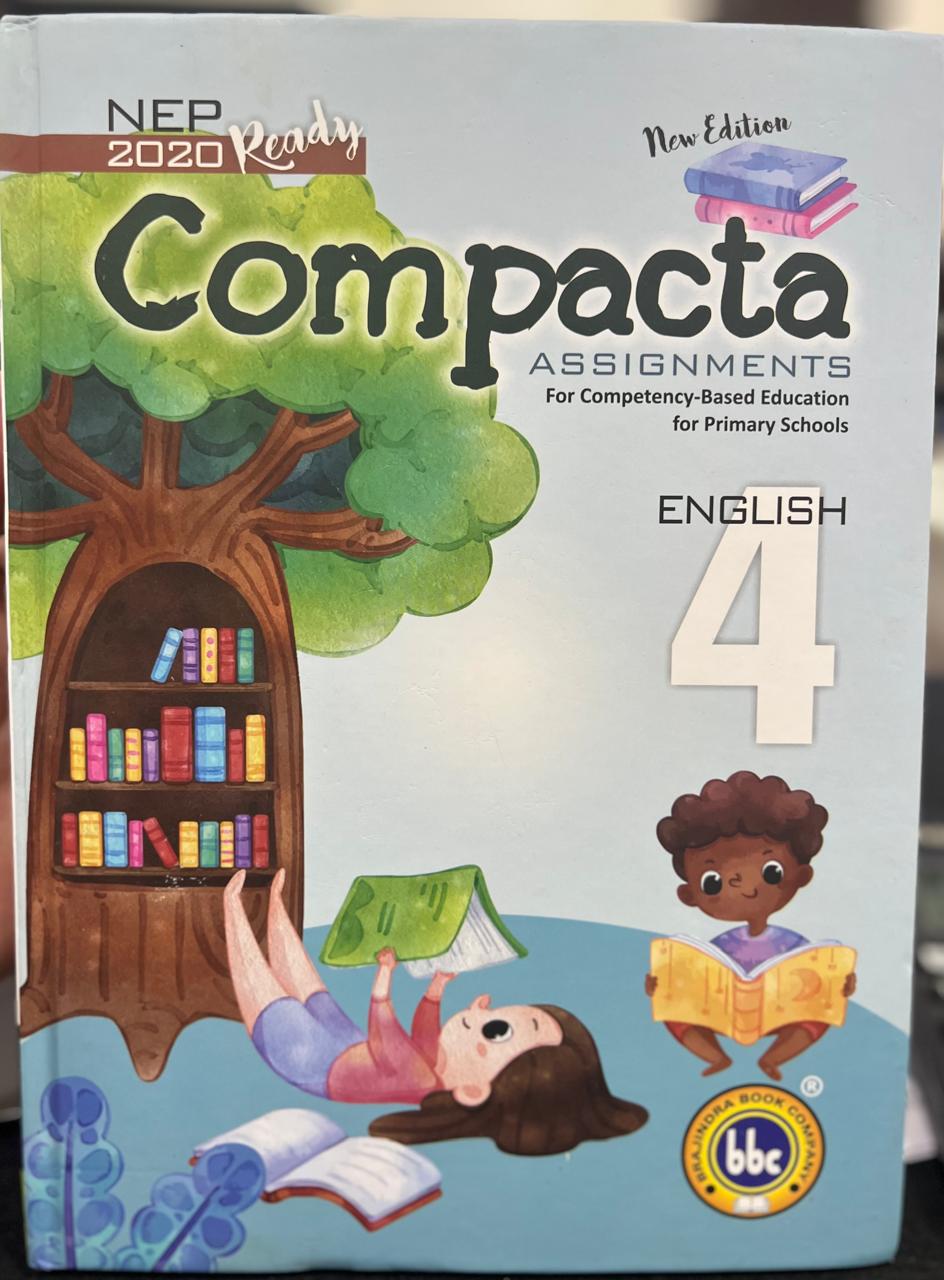 BBC Compacta English Super Test Assignments Class 4 for 2025 Examination