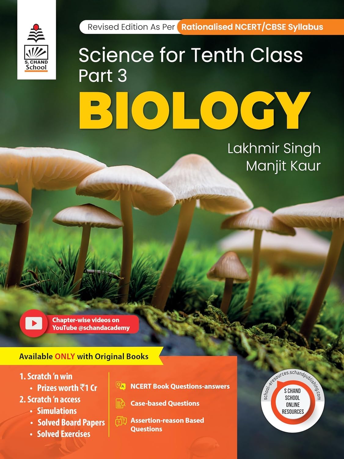 Lakhmir Singh Manjit Kaur Class 10 Science Combo of 3 - Physics, Chemistry & Biology for 2025-26 Session