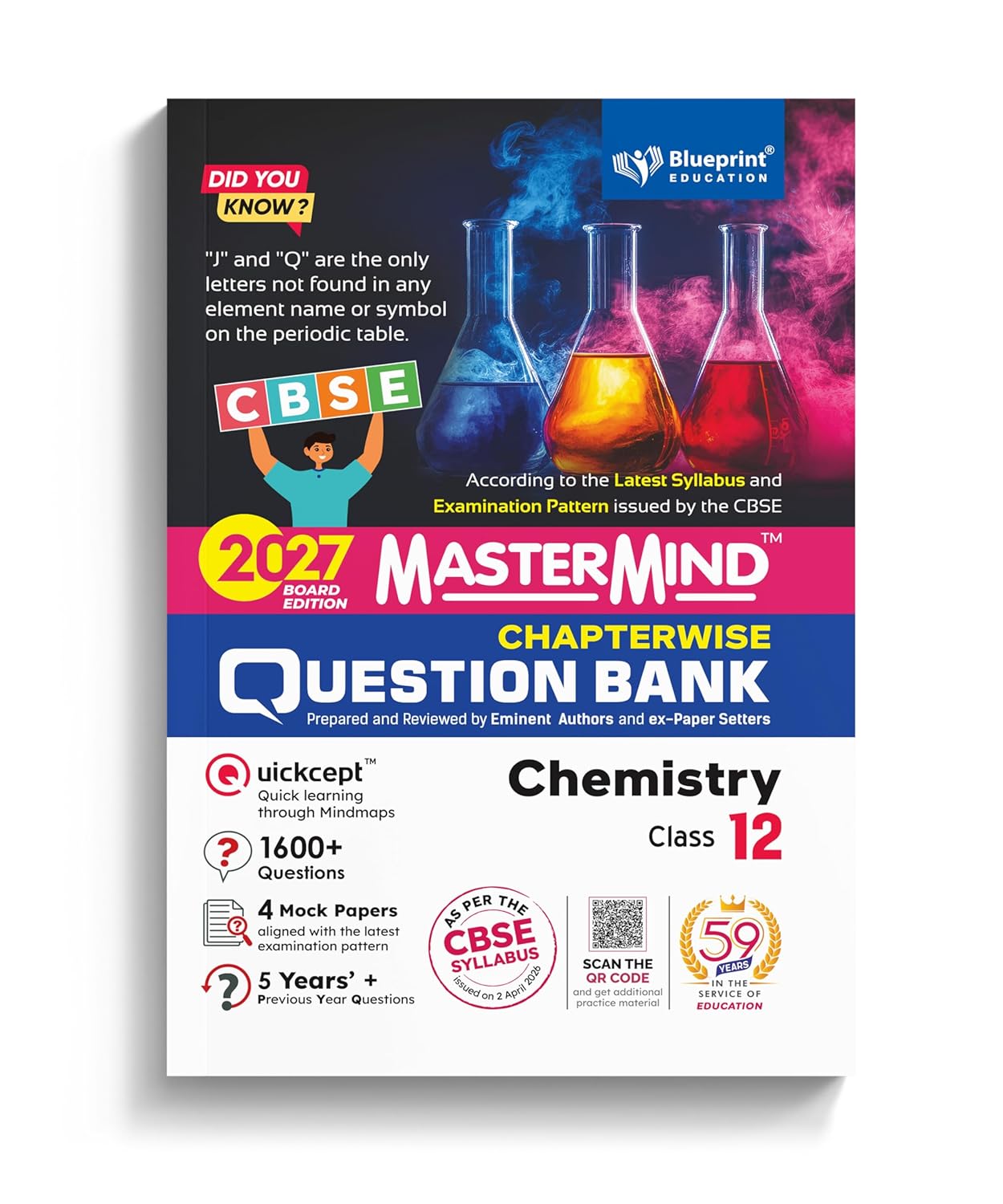 Blueprint - Mastermind Chemistry CBSE Question Bank for Class 12 - Latest for 2027 Examination