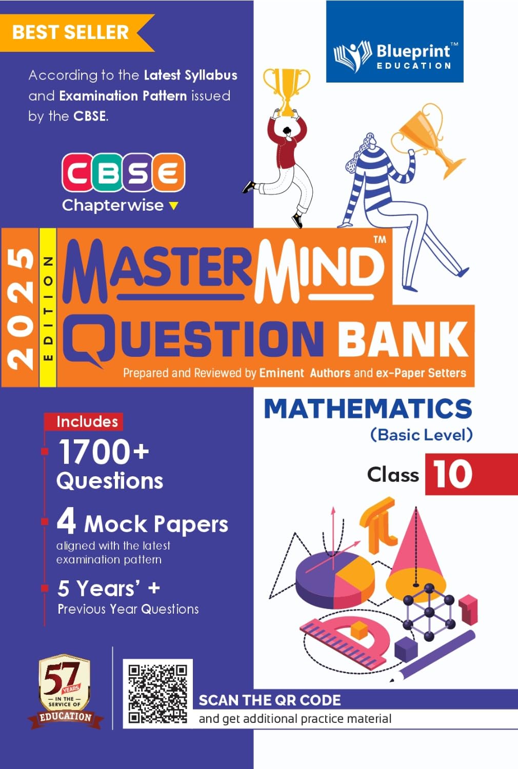 MasterMind Mathematics Basic CBSE Question Bank Class10 Latest Pattern for 2025 Examination - Paperback