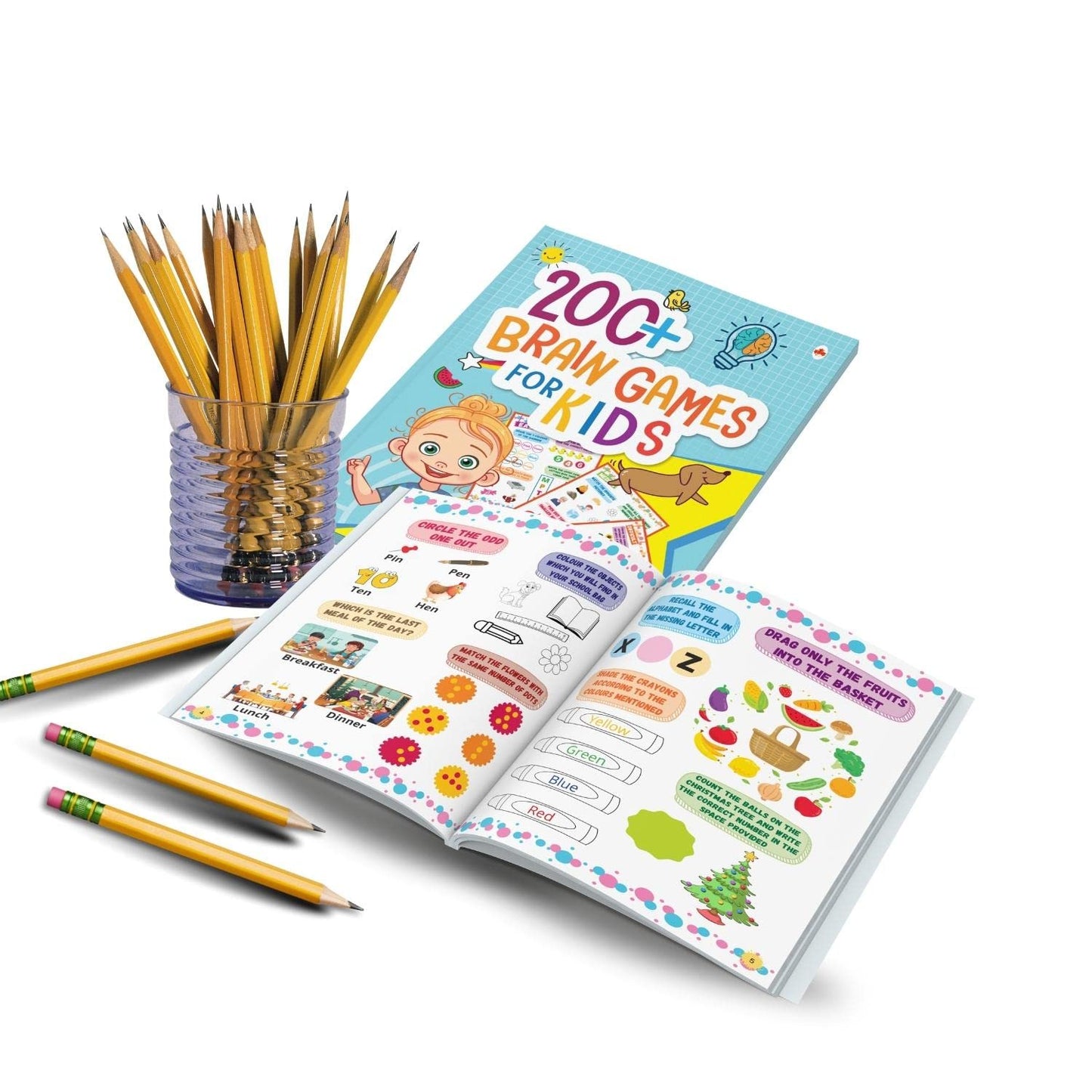 Brain Games for Kids - Brain Teasers and Puzzles - Age 6+ - Brain Boosting Activity Book - Activities for Cognitive Development - Brilliant Brain Activities for Children
