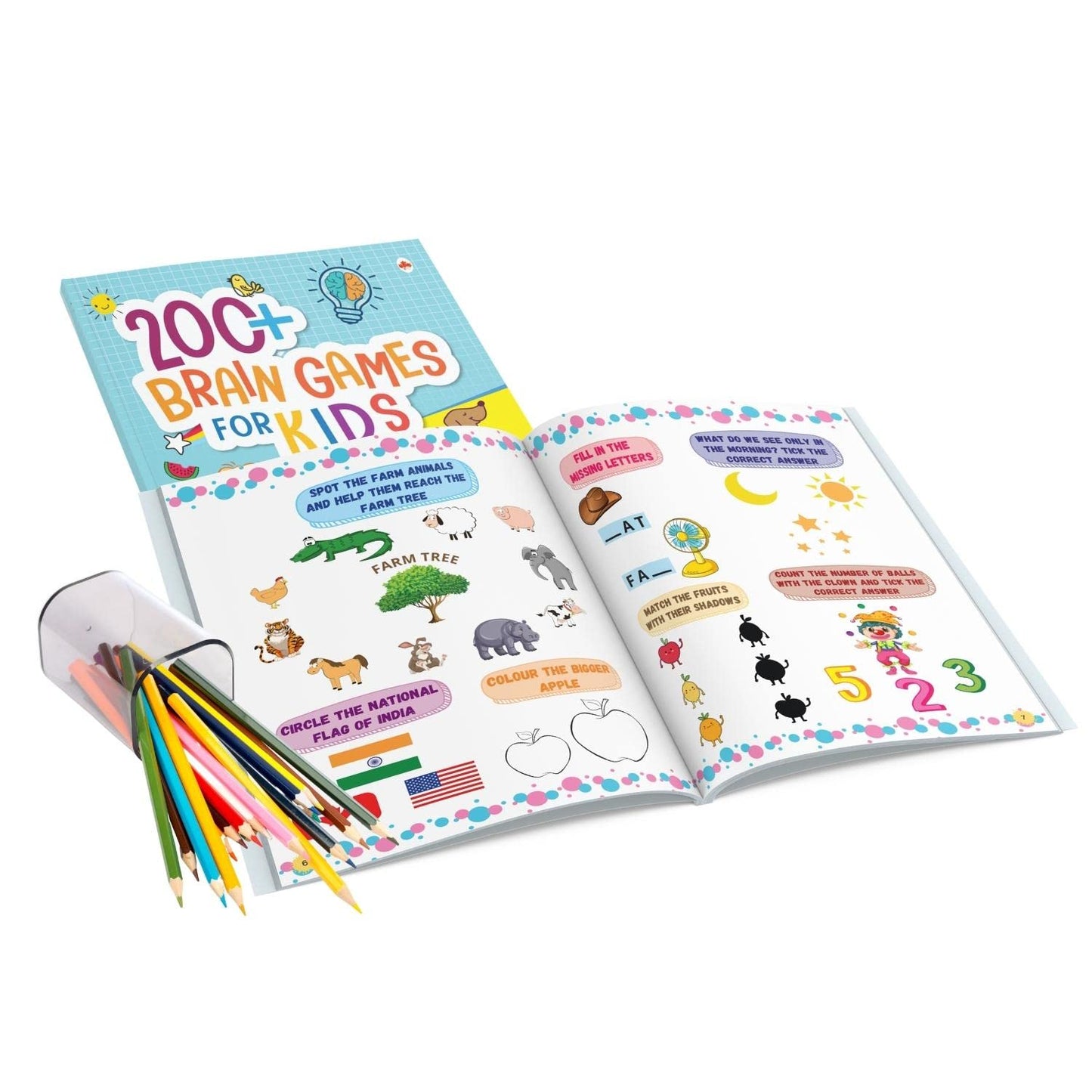 Brain Games for Kids - Brain Teasers and Puzzles - Age 6+ - Brain Boosting Activity Book - Activities for Cognitive Development - Brilliant Brain Activities for Children