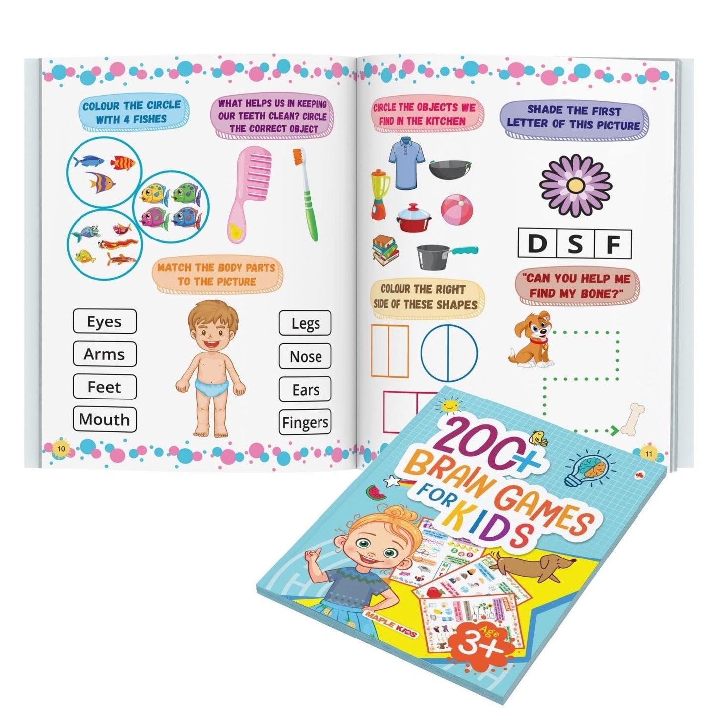 Brain Games for Kids - Brain Teasers and Puzzles - Age 6+ - Brain Boosting Activity Book - Activities for Cognitive Development - Brilliant Brain Activities for Children