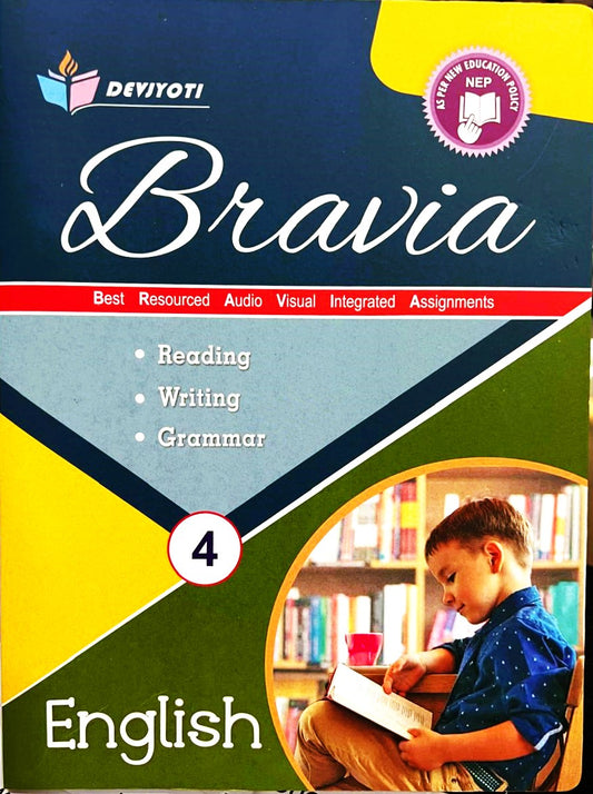 Devjyoti Bravia  English Assignments Class 4 - Latest For 2025 Session. Paperback