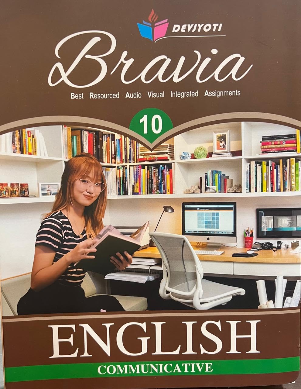 Devjyoti Bravia English Communicative & Literature Companion Class 10 (Set of 2 Books) - Latest For 2024-25 Session