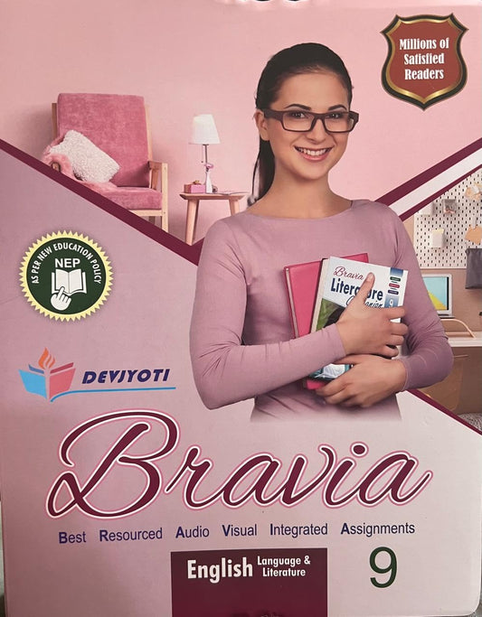 Devjyoti Bravia English Language & Literature Class 9 - Latest For 2024-25 Session