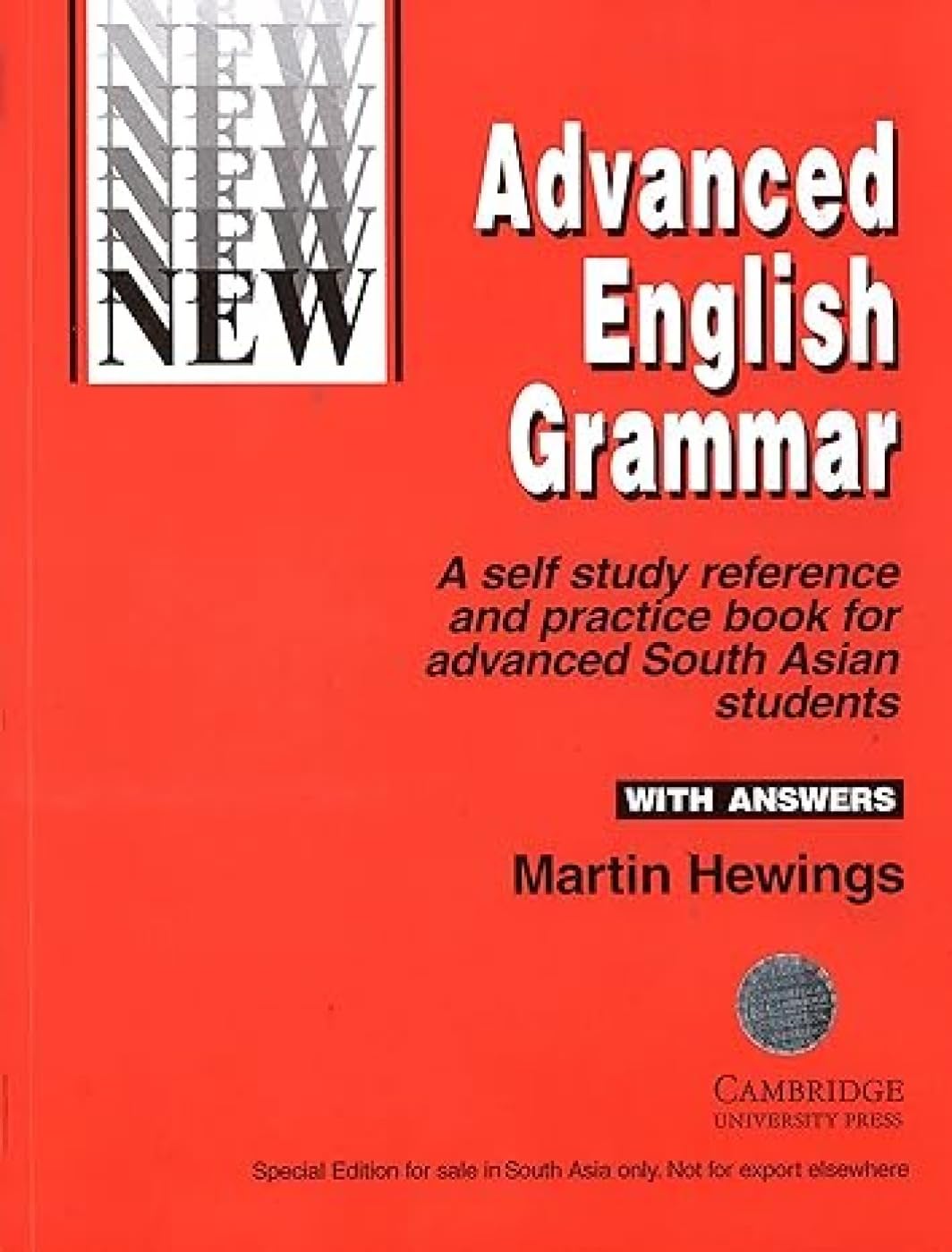 Cambridge Advanced English Grammar with Answer By Martin Hewings - Latest Edittion 2024-25
