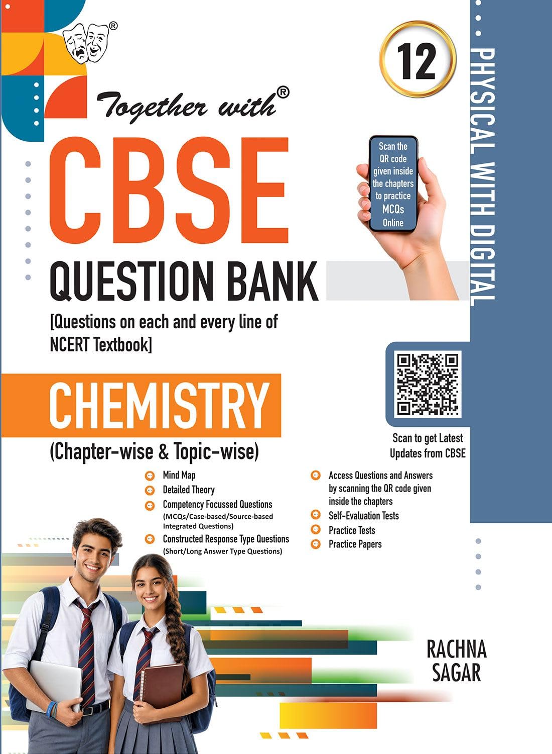 Together with (Physical with Digital) CBSE Question Bank Chemistry For Class 12 - Latest For 2027 Session