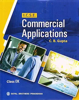 Goyal ICSE Commercial Application for Class 9 - Latest for 2024-25 Session