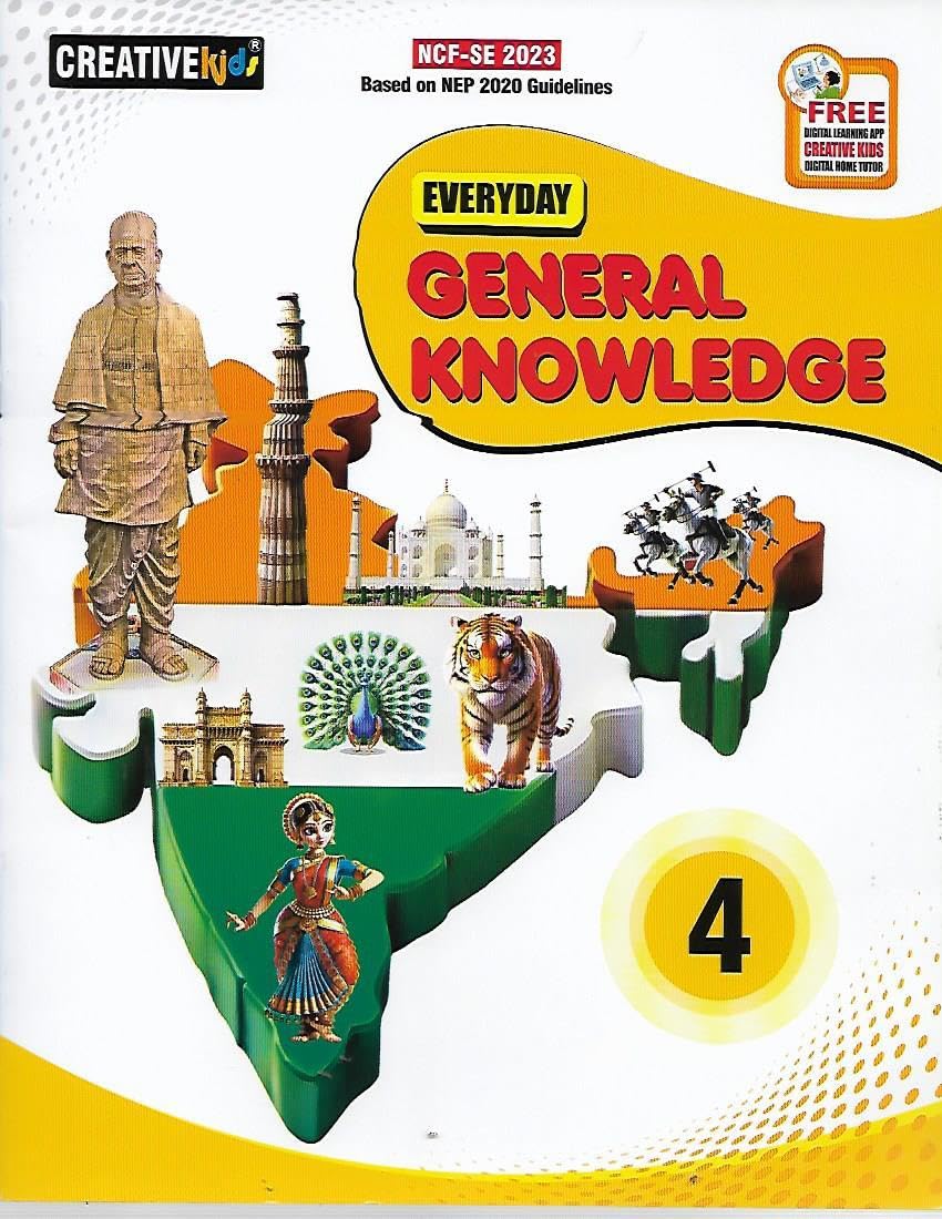 Creative Kids Everyday General Knowledge for Class 4 (Based on NEP 2020 Guidelines) - Latest for 2025-26 Session. Paperback