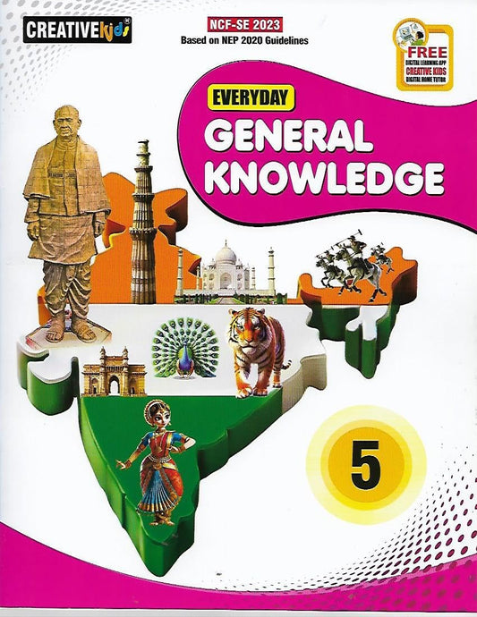 Creative Kids Everyday General Knowledge for Class 5 (Based on NEP 2020 Guidelines) - Latest for 2025-26 Session. Paperback